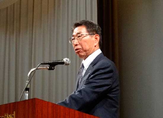 大柳副会長 退任挨拶